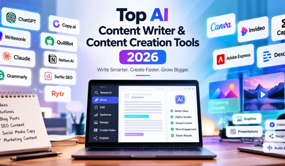 top ai content writer and content creation tools